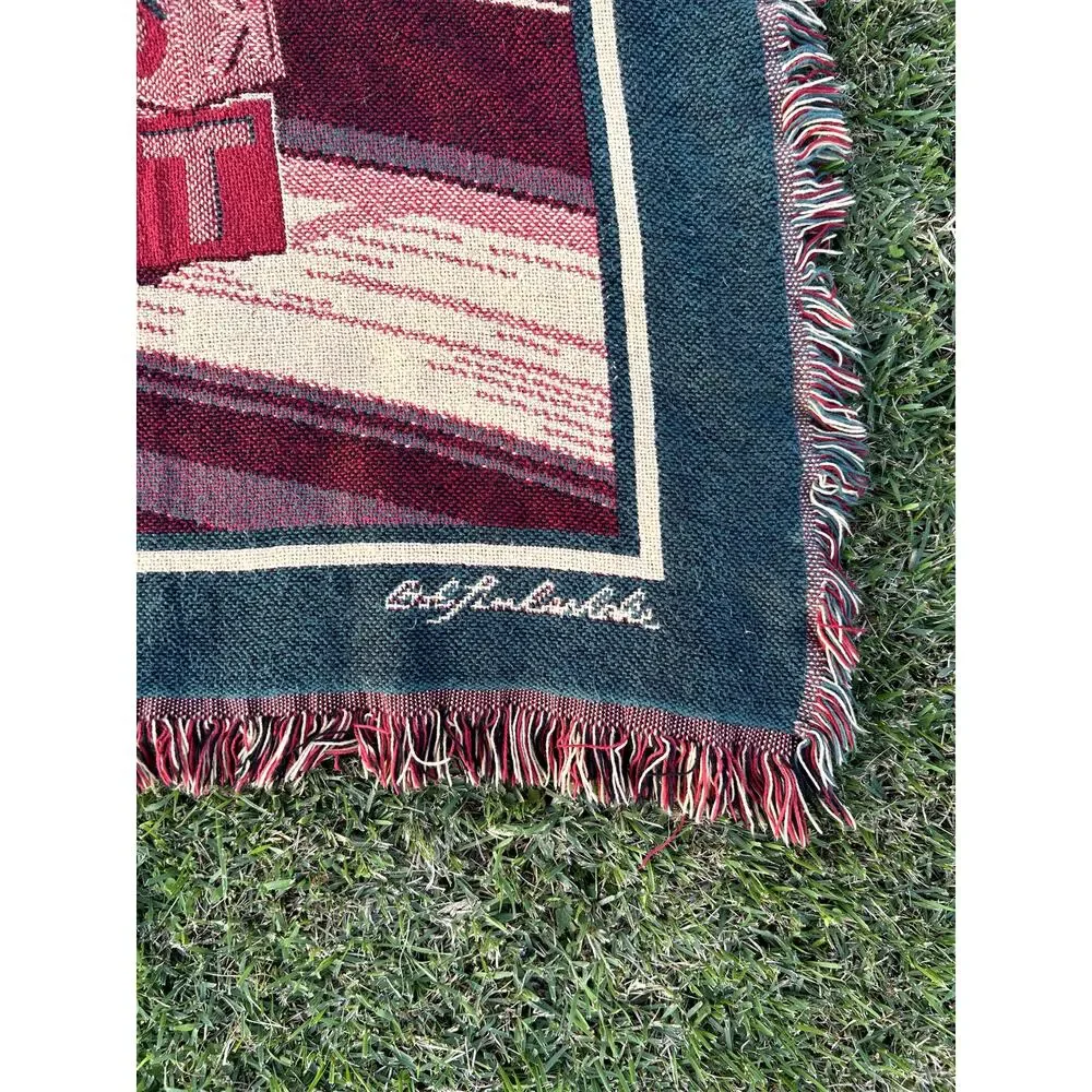 Vintage Bob Timberlake Friendship Teddy Bears Tapestry Blanket